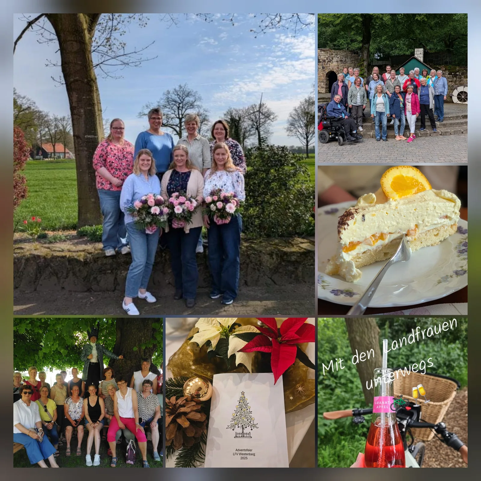 Collage aus dem Vereinsleben der LandFrauen Westenberg
