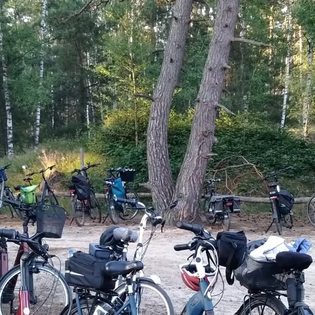 Feierabend Radtour in netter Gesellschaft und schöner Route.